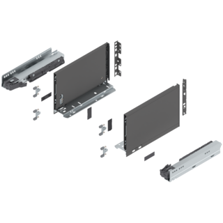 LEGRABOX pure complete set drawer height C (193.0 mm)