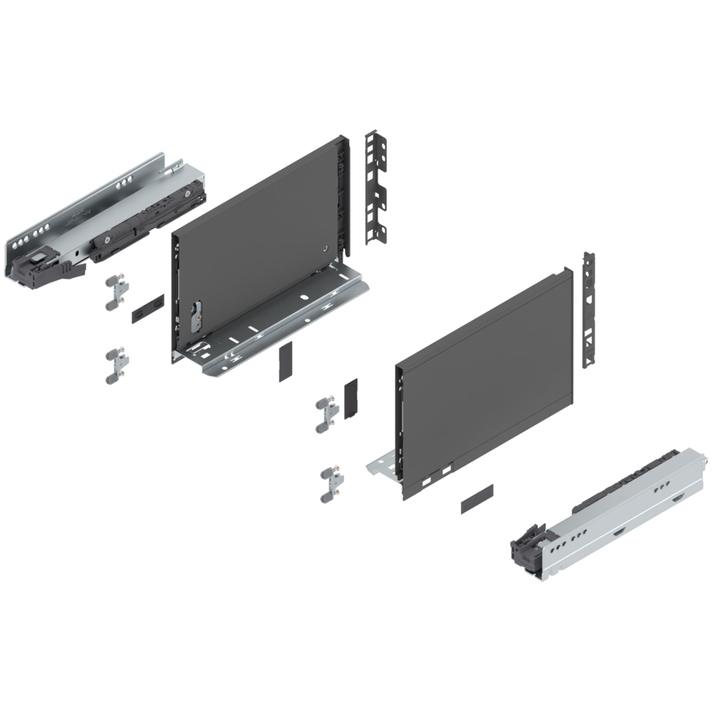 LEGRABOX pure complete set, drawer height C (193.0 mm)