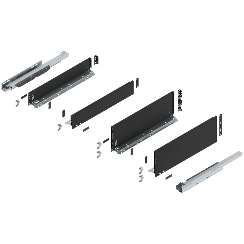 LEGRABOX pure SPACE TWIN complete set NL = 500 mm