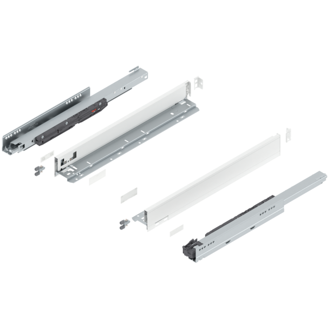 LEGRABOX pure complete set drawer height N (80.0 mm)