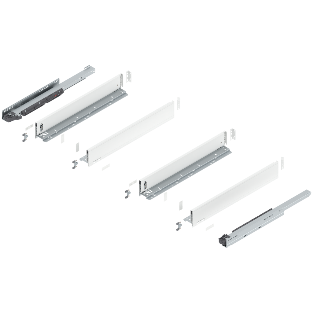 LEGRABOX complete set, sink drawer height M (106.0 mm)