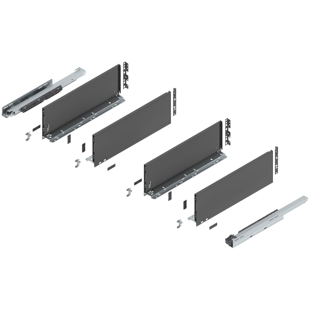 LEGRABOX complete set, sink drawer height C (193.0 mm)