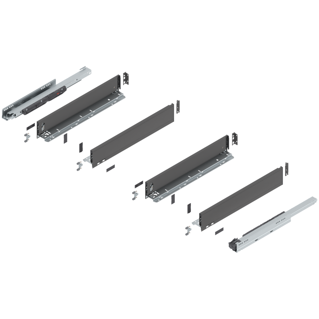LEGRABOX complete set, sink drawer height M (106.0 mm)