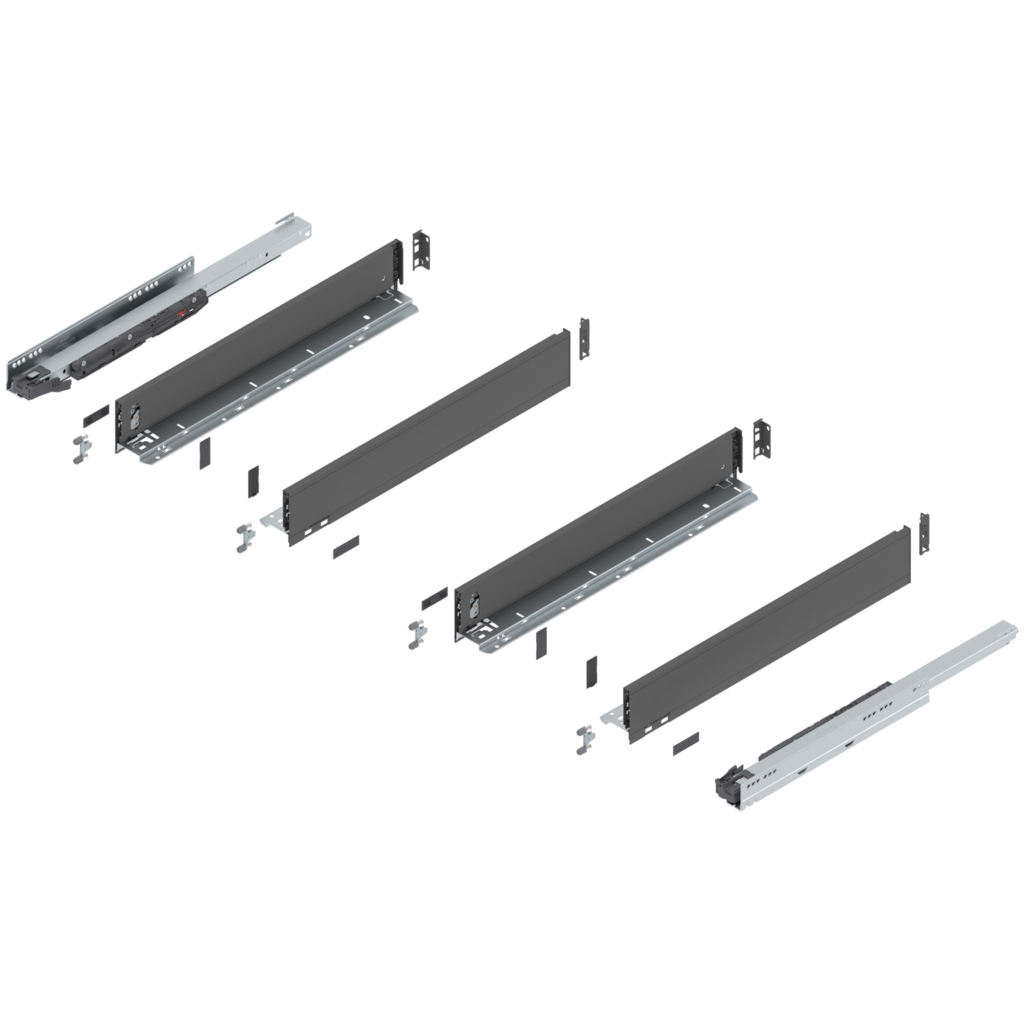 LEGRABOX complete set, sink drawer height M (106.0 mm)