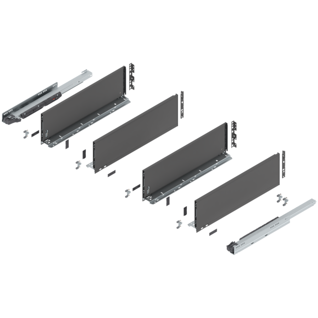 LEGRABOX complete set sink drawer height C (193.0 mm)