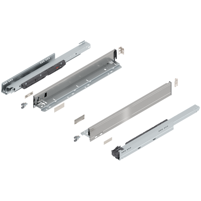 LEGRABOX pure complete set drawer height N (80.0 mm)