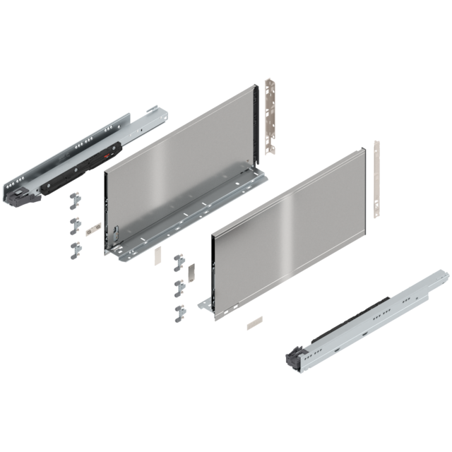 LEGRABOX pure complete set drawer height F (257.0 mm)