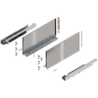 LEGRABOX pure complete set drawer height F (257.0 mm)