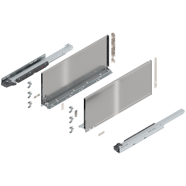 LEGRABOX pure complete set drawer height F (257.0 mm)