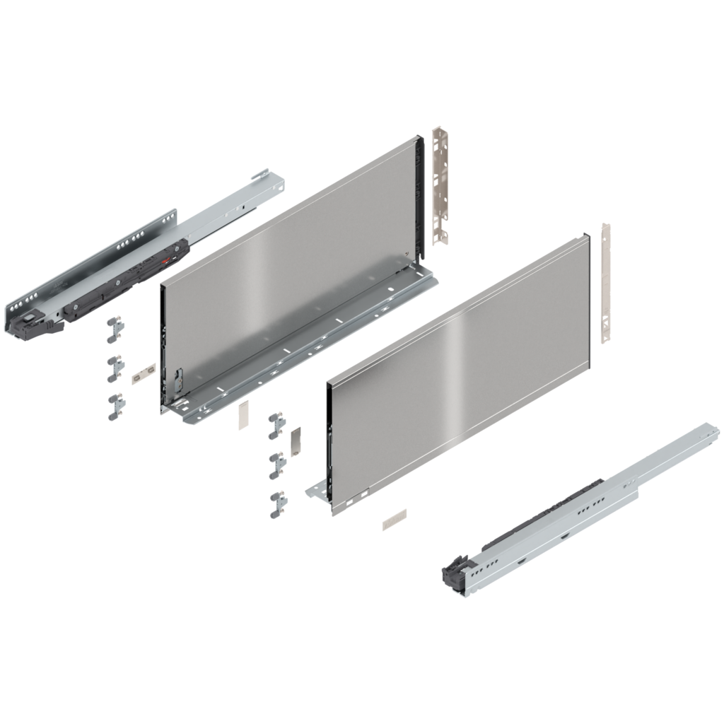 LEGRABOX pure complete set, drawer height F (257.0 mm)