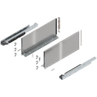 LEGRABOX pure complete set drawer height F (257.0 mm)