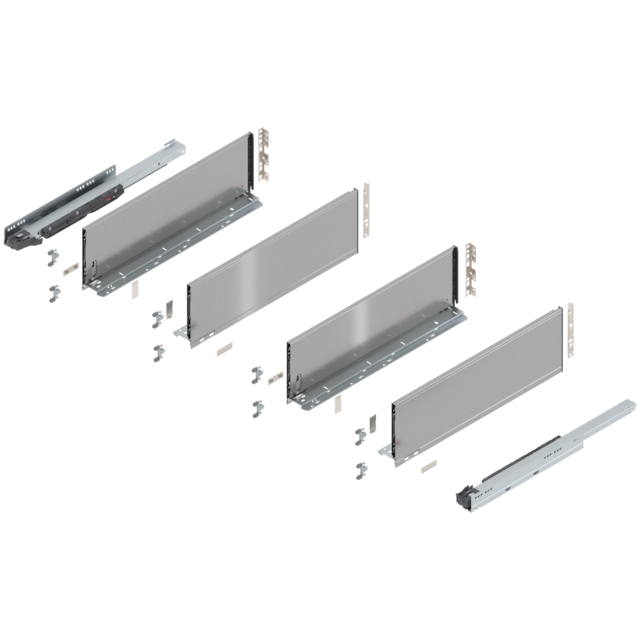 LEGRABOX complete set, sink drawer height C (193.0 mm)