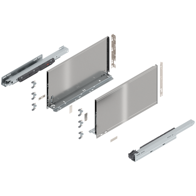 LEGRABOX pure complete set, drawer height F (257.0 mm)