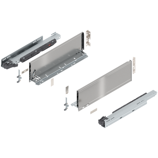 LEGRABOX pure complete set, drawer height K (142.0 mm)