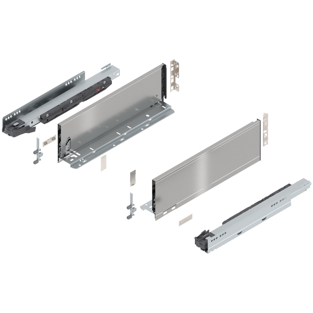 LEGRABOX pure complete set, drawer height K (142.0 mm)