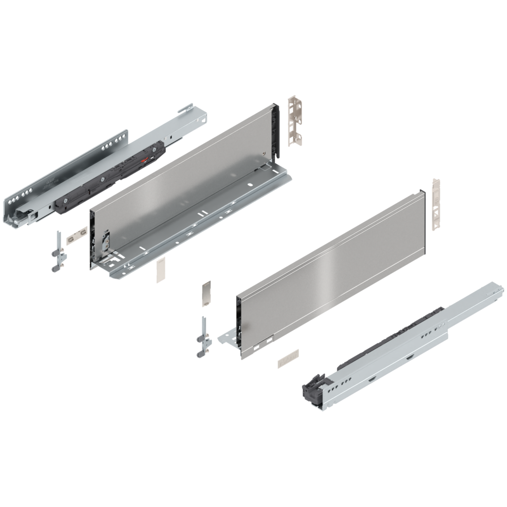 LEGRABOX pure complete set, drawer height K (142.0 mm)