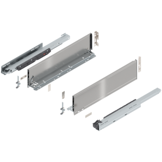 LEGRABOX pure complete set drawer height K (142.0 mm)