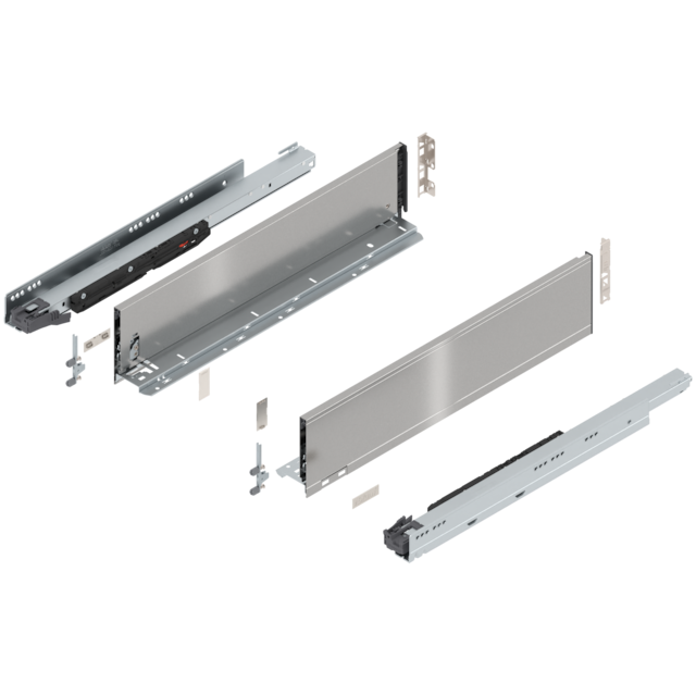 LEGRABOX pure complete set drawer height K (142.0 mm)