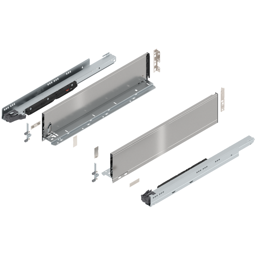 LEGRABOX pure complete set, drawer height K (142.0 mm)