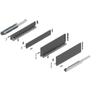 LEGRABOX pure SPACE TWIN complete set NL = 550 mm