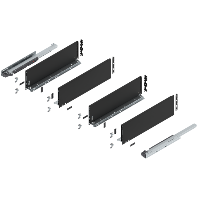 LEGRABOX complete set, sink drawer height C (193.0 mm)