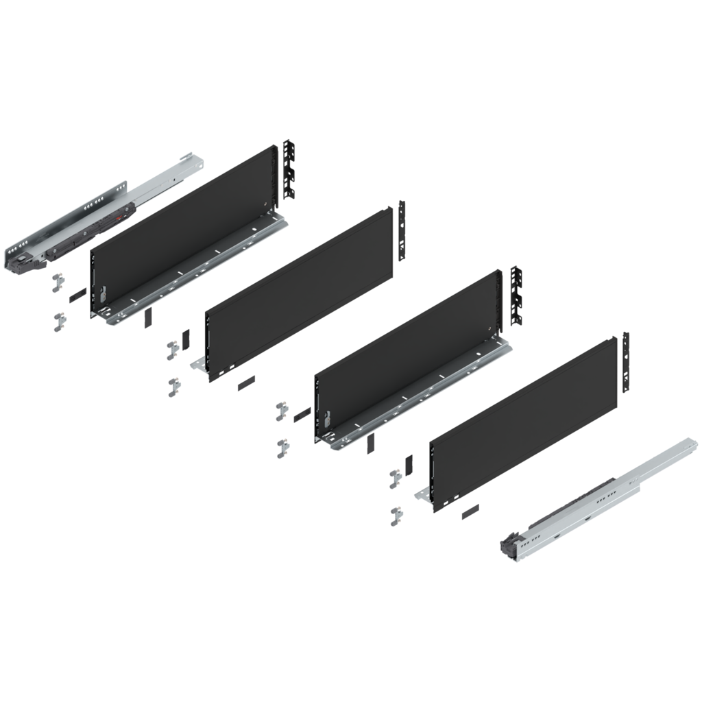 LEGRABOX complete set, sink drawer height C (193.0 mm)
