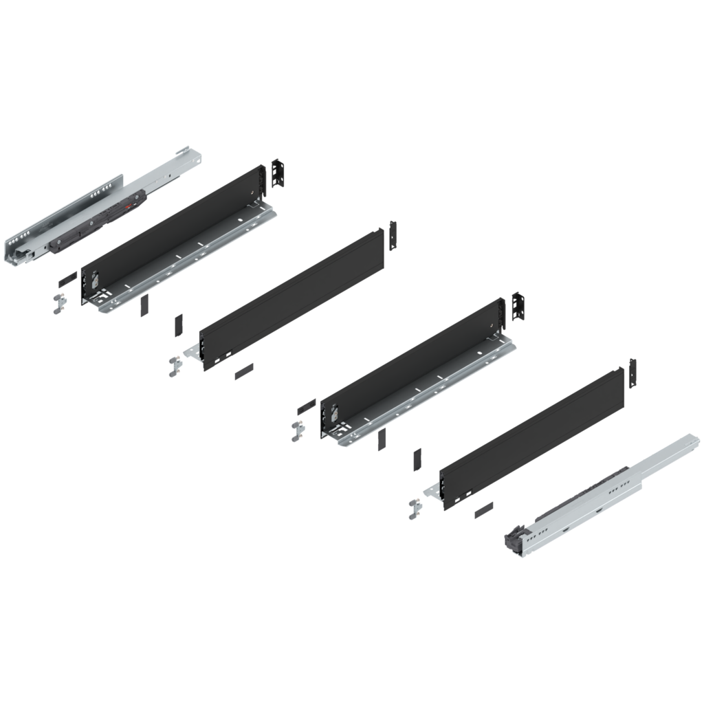 LEGRABOX complete set, sink drawer height M (106.0 mm)