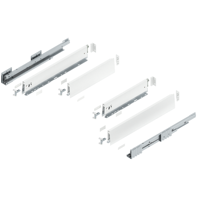 MERIVOBOX complete set sink drawer height M (108.0 mm)