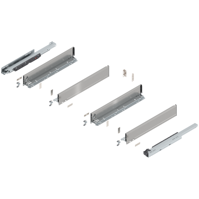 LEGRABOX complete set, sink drawer height M (106.0 mm)
