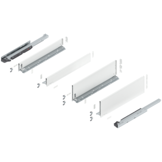 LEGRABOX pure SPACE TWIN complete set NL = 550 mm