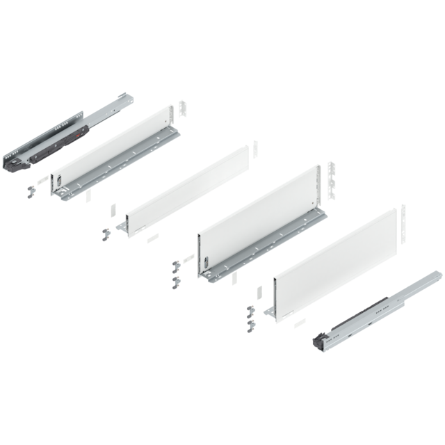 LEGRABOX pure SPACE TWIN complete set NL = 550 mm