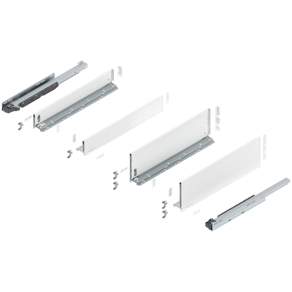 LEGRABOX pure SPACE TWIN complete set NL = 550 mm