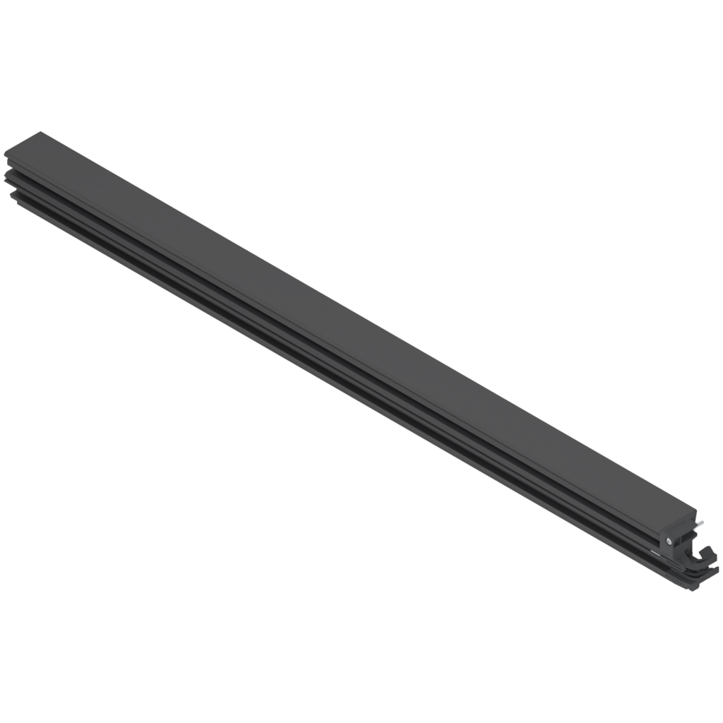 REVEGO duo Hareket yuvaları, sağ, Uzunluk 1357 mm, siyah