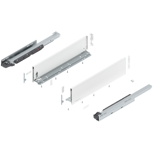 LEGRABOX pure complete set drawer height K (142.0 mm)
