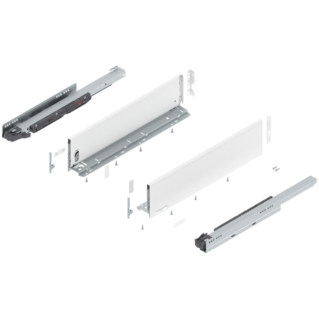 LEGRABOX pure complete set drawer height K (142.0 mm)