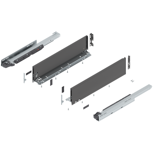 LEGRABOX pure complete set drawer height K (142.0 mm)