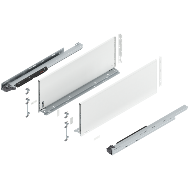 LEGRABOX pure complete set drawer height F (257.0 mm)