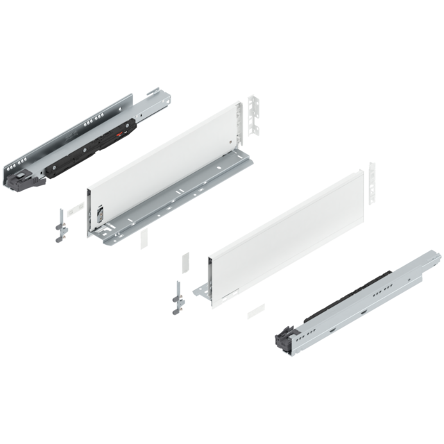 LEGRABOX pure complete set drawer height K (142.0 mm)