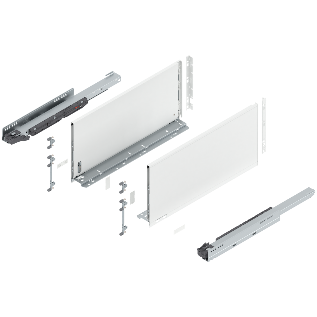 LEGRABOX pure complete set drawer height F (257.0 mm)