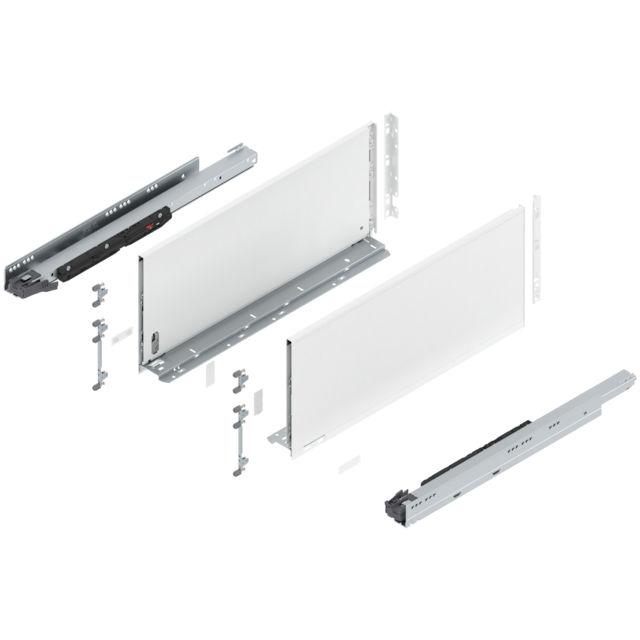 LEGRABOX pure complete set drawer height F (257.0 mm)