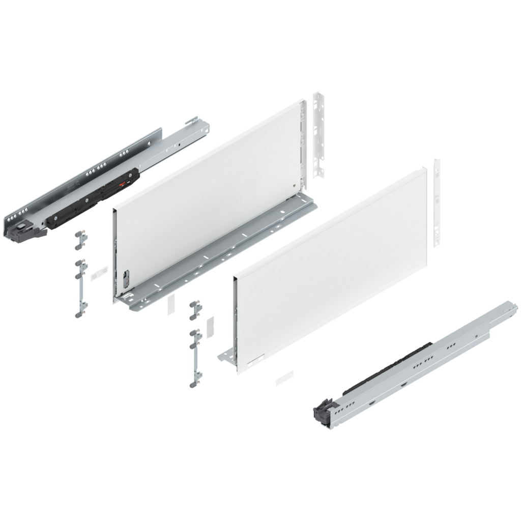 LEGRABOX pure complete set drawer height F (257.0 mm)