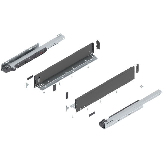 LEGRABOX pure complete set drawer height M (106.0 mm)