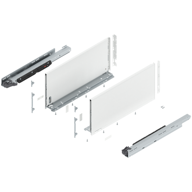 LEGRABOX pure complete set drawer height F (257.0 mm)