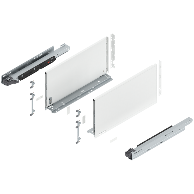 LEGRABOX pure complete set drawer height F (257.0 mm)