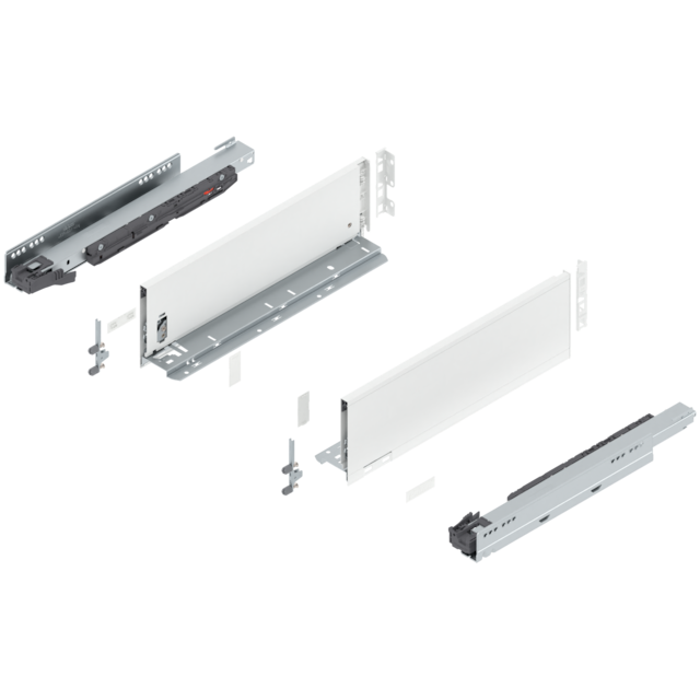 LEGRABOX pure complete set drawer height K (142.0 mm)