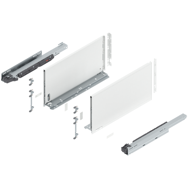 LEGRABOX pure complete set drawer height F (257.0 mm)