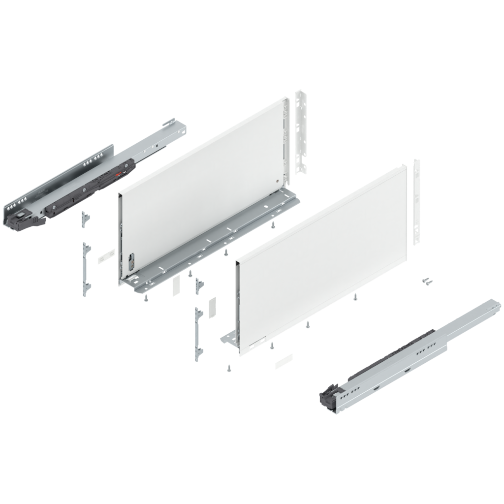 LEGRABOX pure complete set drawer height F (257.0 mm)