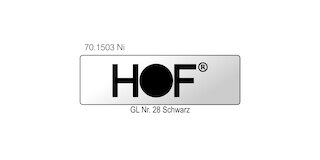 Hinge arm cover cap, customised HOF