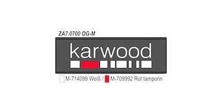 LEGRABOX branding element N, M, K, C, F, logo customised karwood