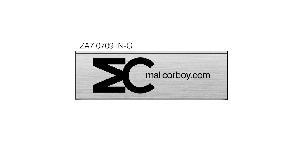 LEGRABOX branding element N, M, K, C, F, logo customised MC mal corboy.com